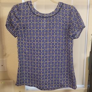 Multi Print Dress Blouse